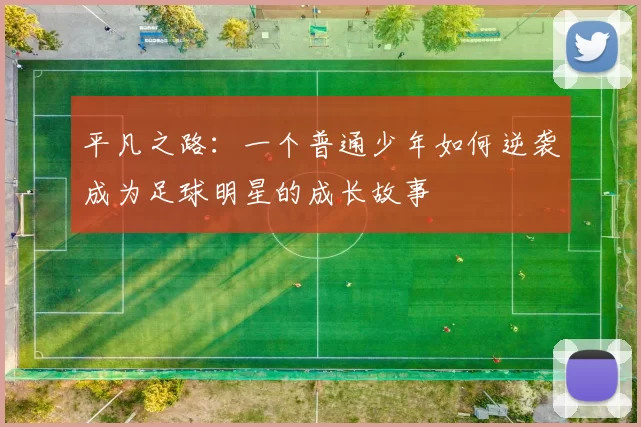 平凡之路：一个普通少年如何逆袭成为足球明星的成长故事
